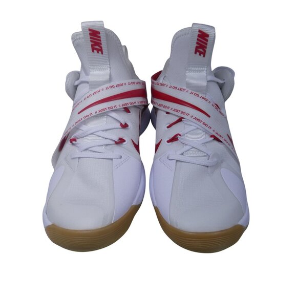 Nike React HyperSet SE Volleyball Shoes - White/Team Crimson Size 9.5 Men's/11.5 - Picture 3 of 9
